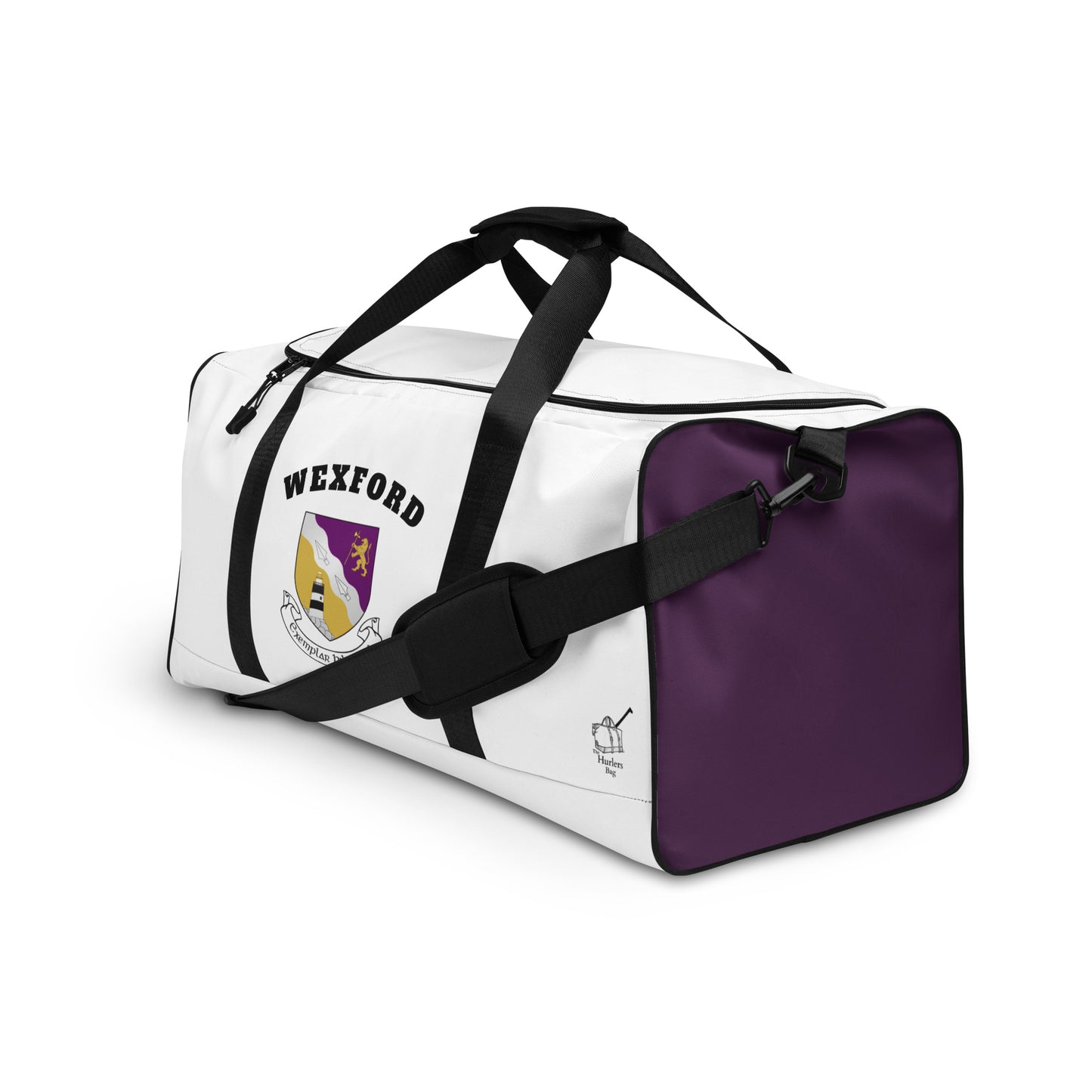 Wexford County-Inspired Gear Bag – The Yellow Bellies – Premium Sports Holdall in Purple & Gold-The Hurlers Bag