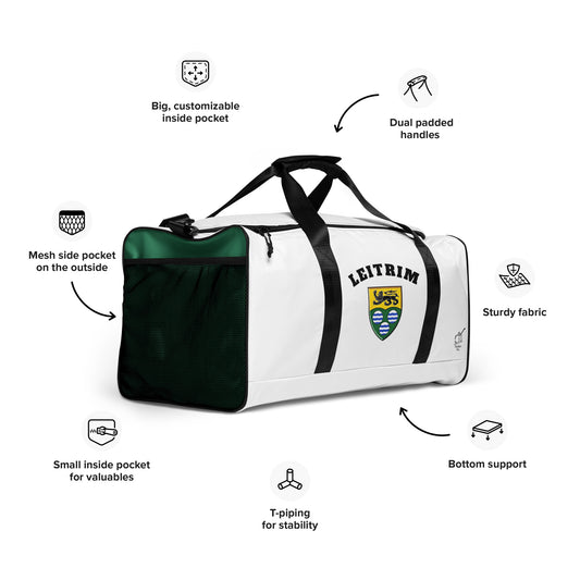 Leitrim Gear Bag – The Wild Rose County – County-Inspired Colours Holdall-The Hurlers Bag