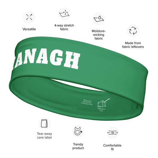 Fermanagh Headband – County Colours-Inspired-The Hurlers Bag