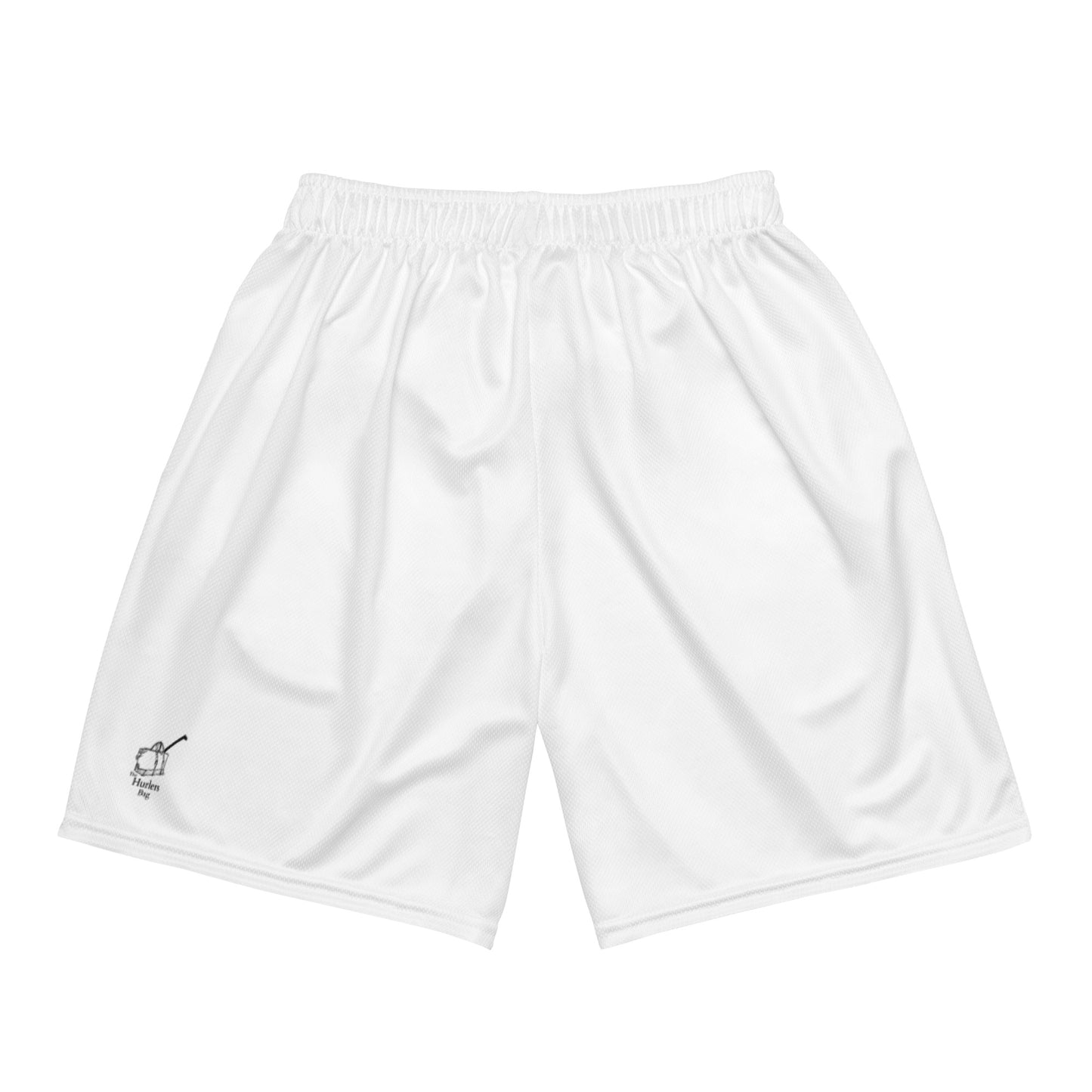 County Wicklow-Inspired Mesh Sport Shorts – White | The Hurlers Bag-The Hurlers Bag