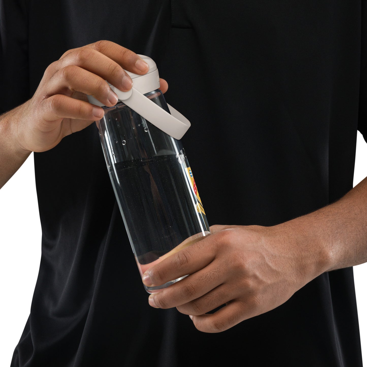 County Laois–Inspired Flip Straw Water Bottle | Irish Heritage – 739ml (25oz)-The Hurlers Bag