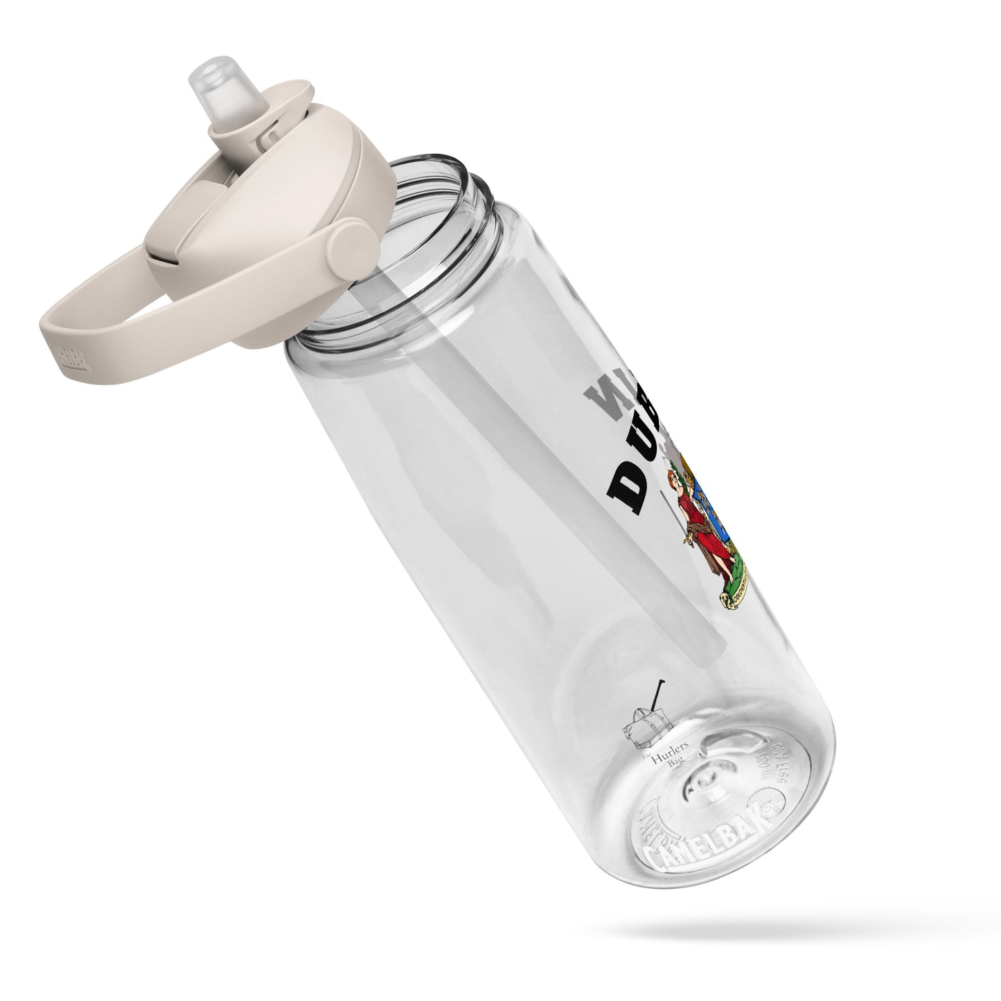 County Dublin–Inspired Flip Straw Water Bottle | Irish Heritage – 739ml (25oz)-The Hurlers Bag