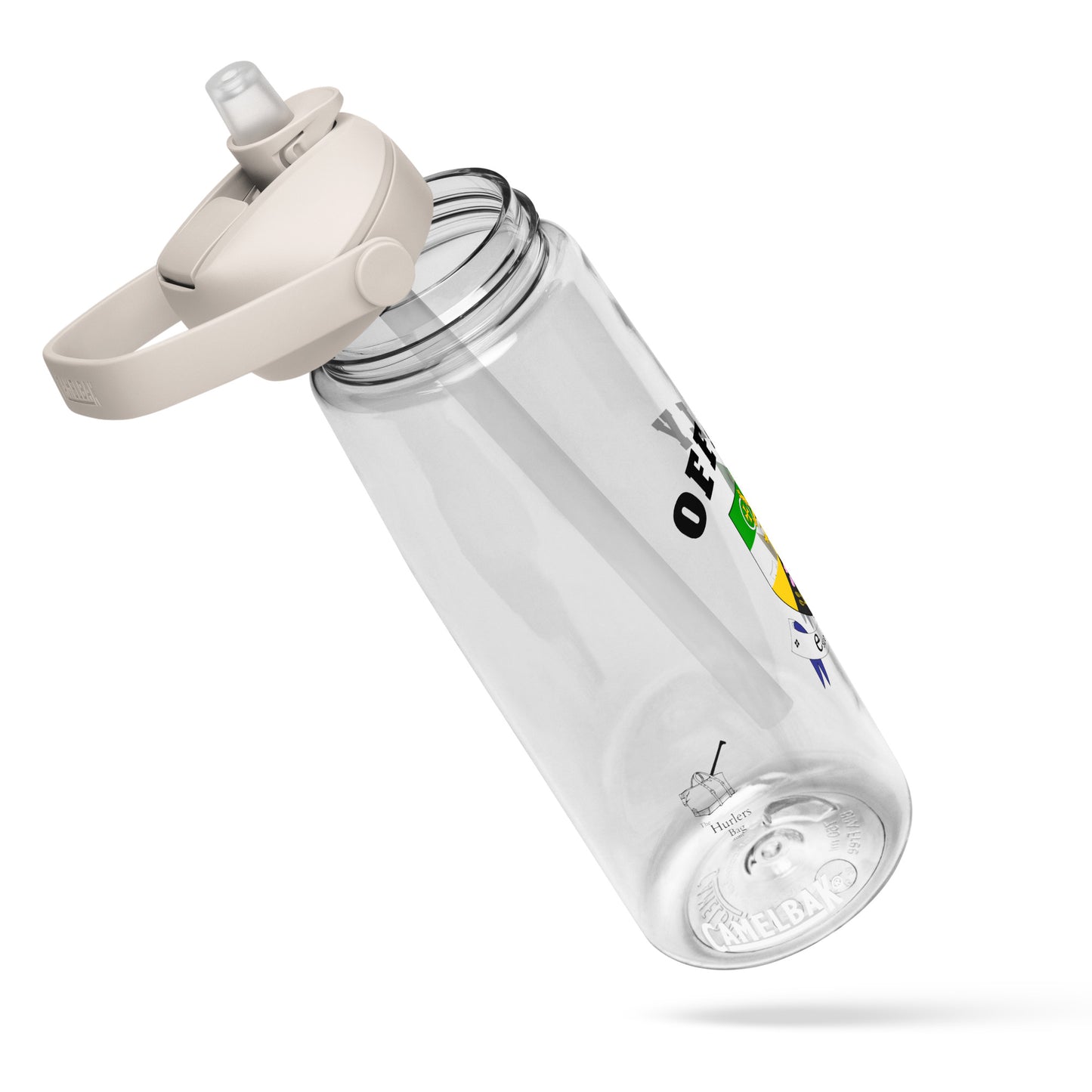 County Offaly–Inspired Flip Straw Water Bottle | Irish Heritage – 739ml (25oz)-The Hurlers Bag