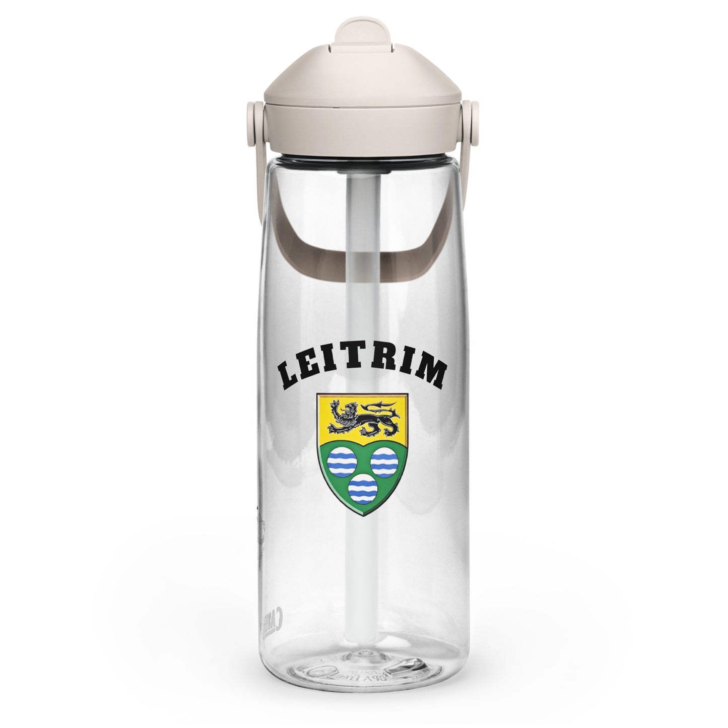 County Leitrim–Inspired Flip Straw Water Bottle | Irish Heritage – 739ml (25oz)-The Hurlers Bag
