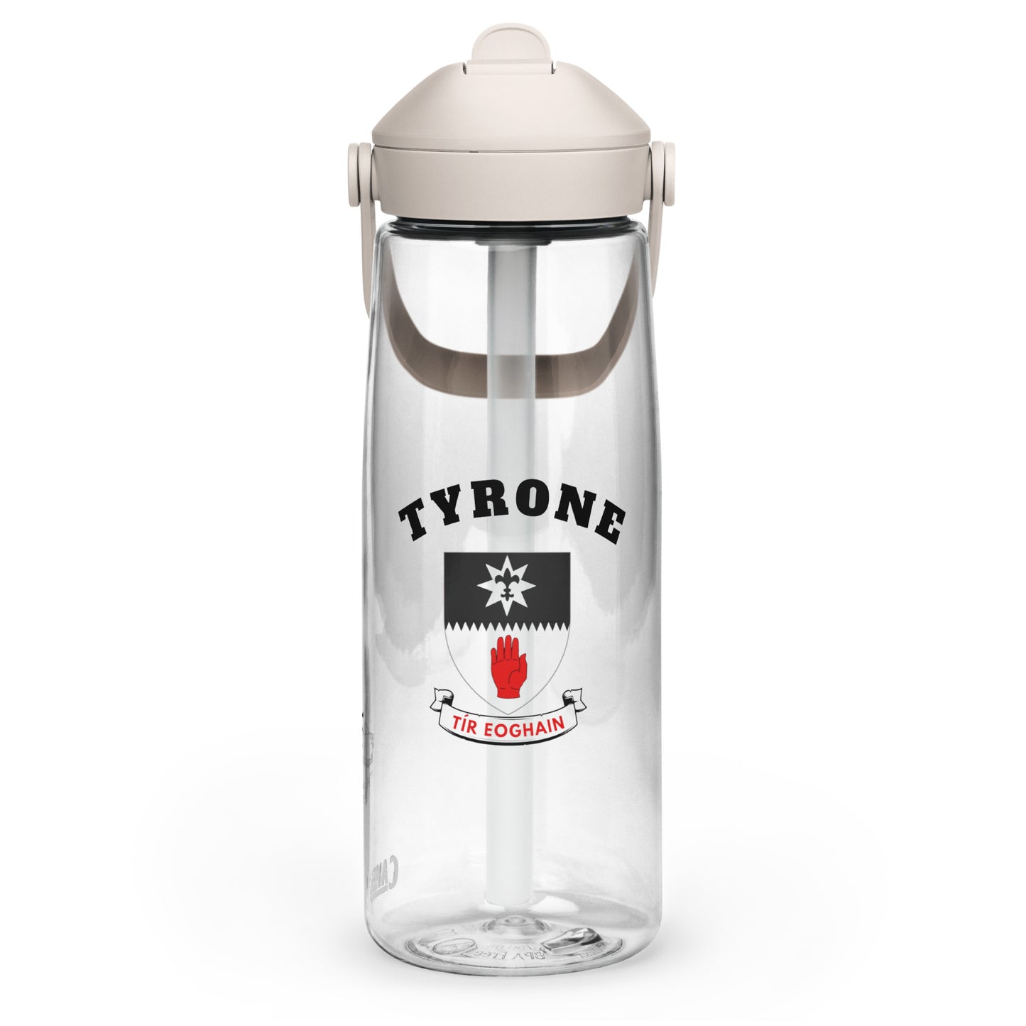 County Tyrone–Inspired Flip Straw Water Bottle | Irish Heritage – 739ml (25oz)-The Hurlers Bag
