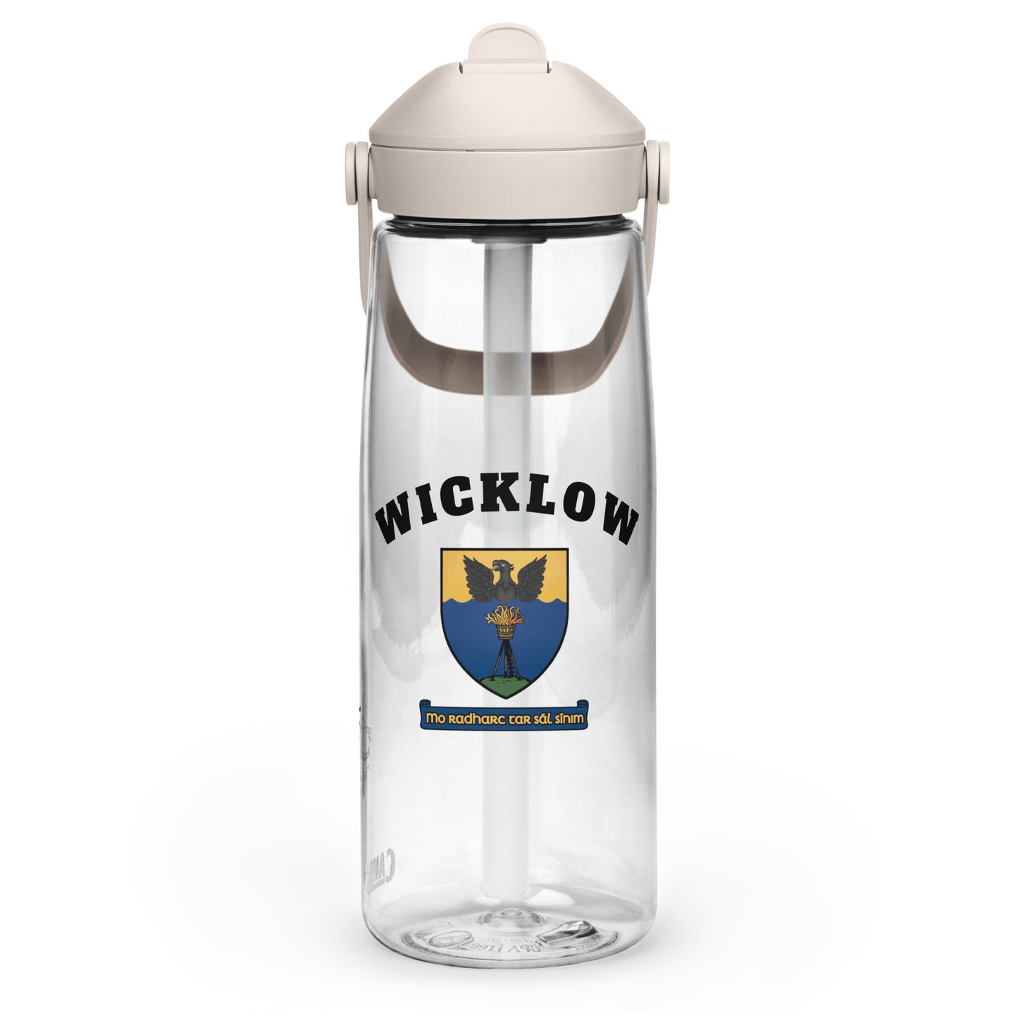 County Wicklow–Inspired Flip Straw Water Bottle | Irish Heritage Collection – 25oz-The Hurlers Bag