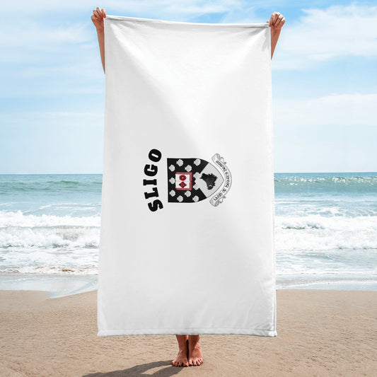 Sligo County-Inspired Towel – The Magpies – County Crest & SLIGO Text Design | County Threads-The Hurlers Bag