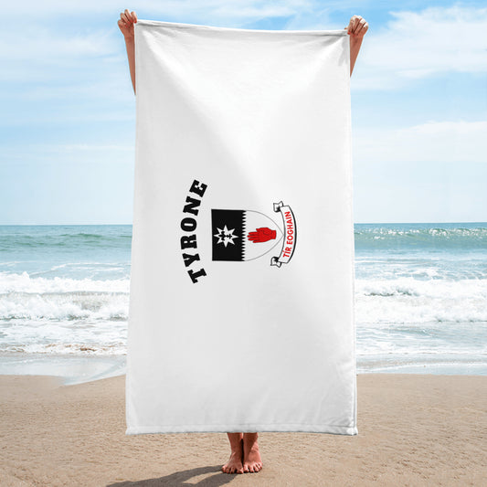 Tyrone County-Inspired Towel – The Red Hands – County Crest & TYRONE Block Text | County Threads-The Hurlers Bag
