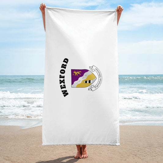 Wexford County-Inspired Towel – The Yellow Bellies – Show Your Purple & Gold Pride-The Hurlers Bag