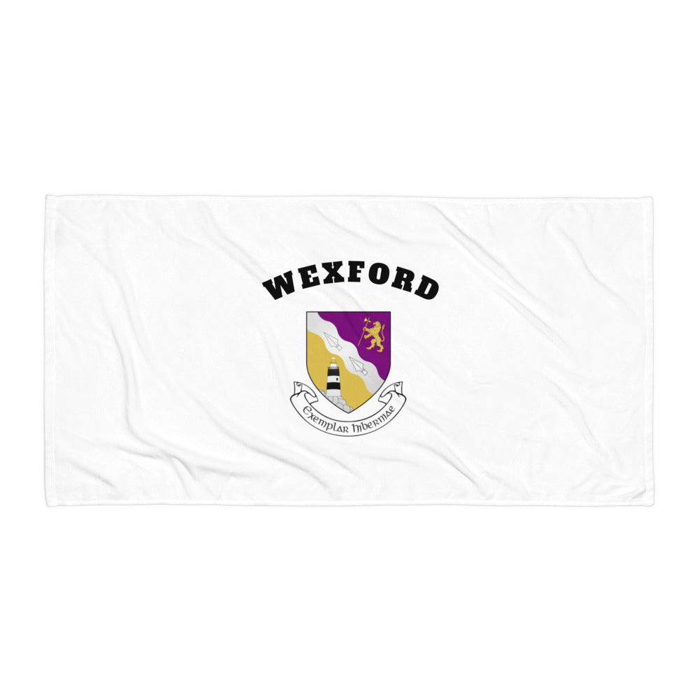 Wexford County-Inspired Towel – The Yellow Bellies – Show Your Purple & Gold Pride-The Hurlers Bag