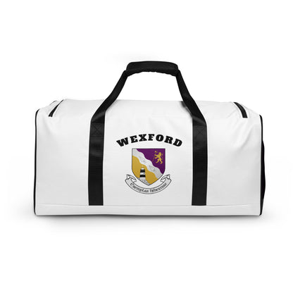 Wexford County-Inspired Gear Bag – The Yellow Bellies – Premium Sports Holdall in Purple & Gold-The Hurlers Bag
