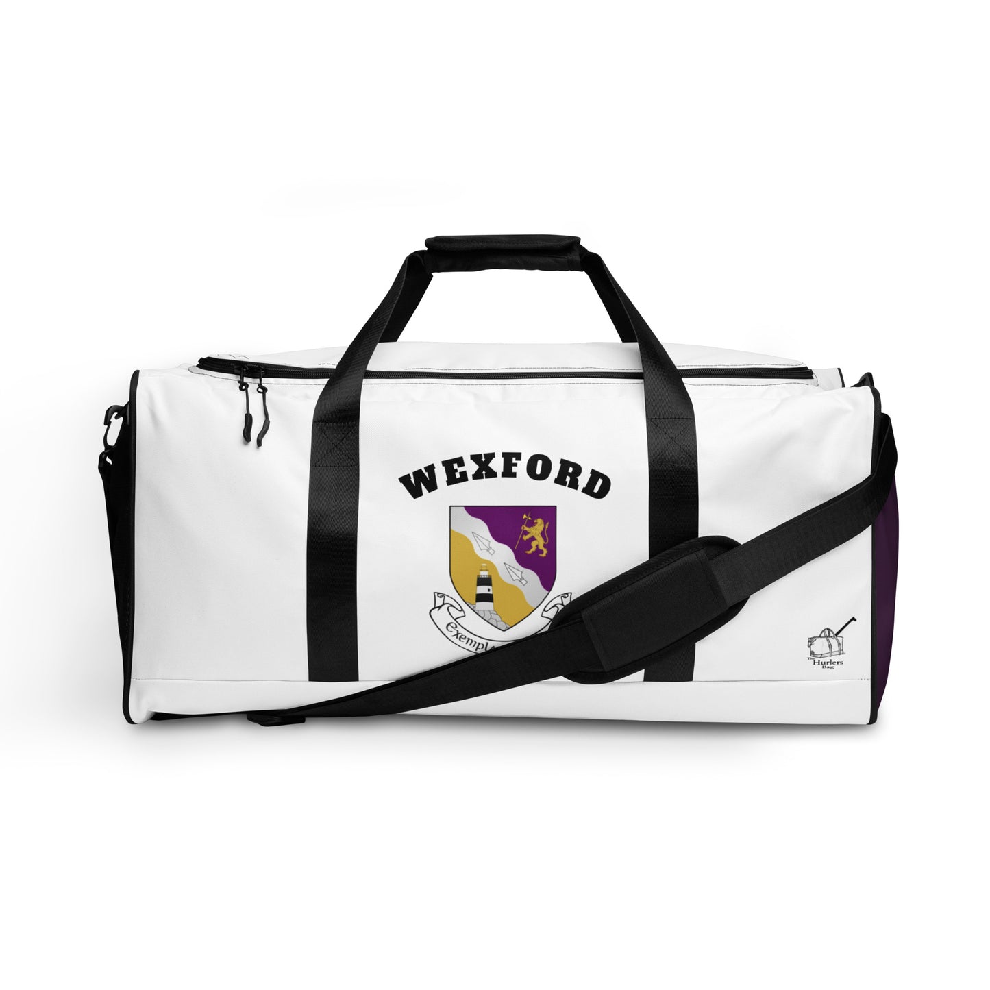 Wexford County-Inspired Gear Bag – The Yellow Bellies – Premium Sports Holdall in Purple & Gold-The Hurlers Bag
