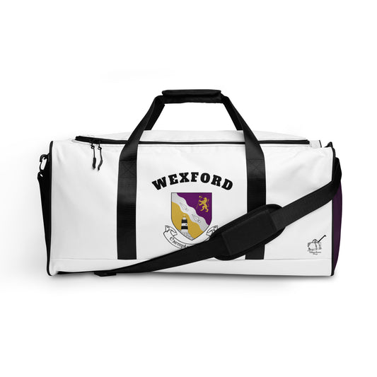 Wexford County-Inspired Gear Bag – The Yellow Bellies – Premium Sports Holdall in Purple & Gold-The Hurlers Bag