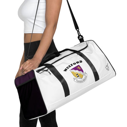 Wexford County-Inspired Gear Bag – The Yellow Bellies – Premium Sports Holdall in Purple & Gold-The Hurlers Bag