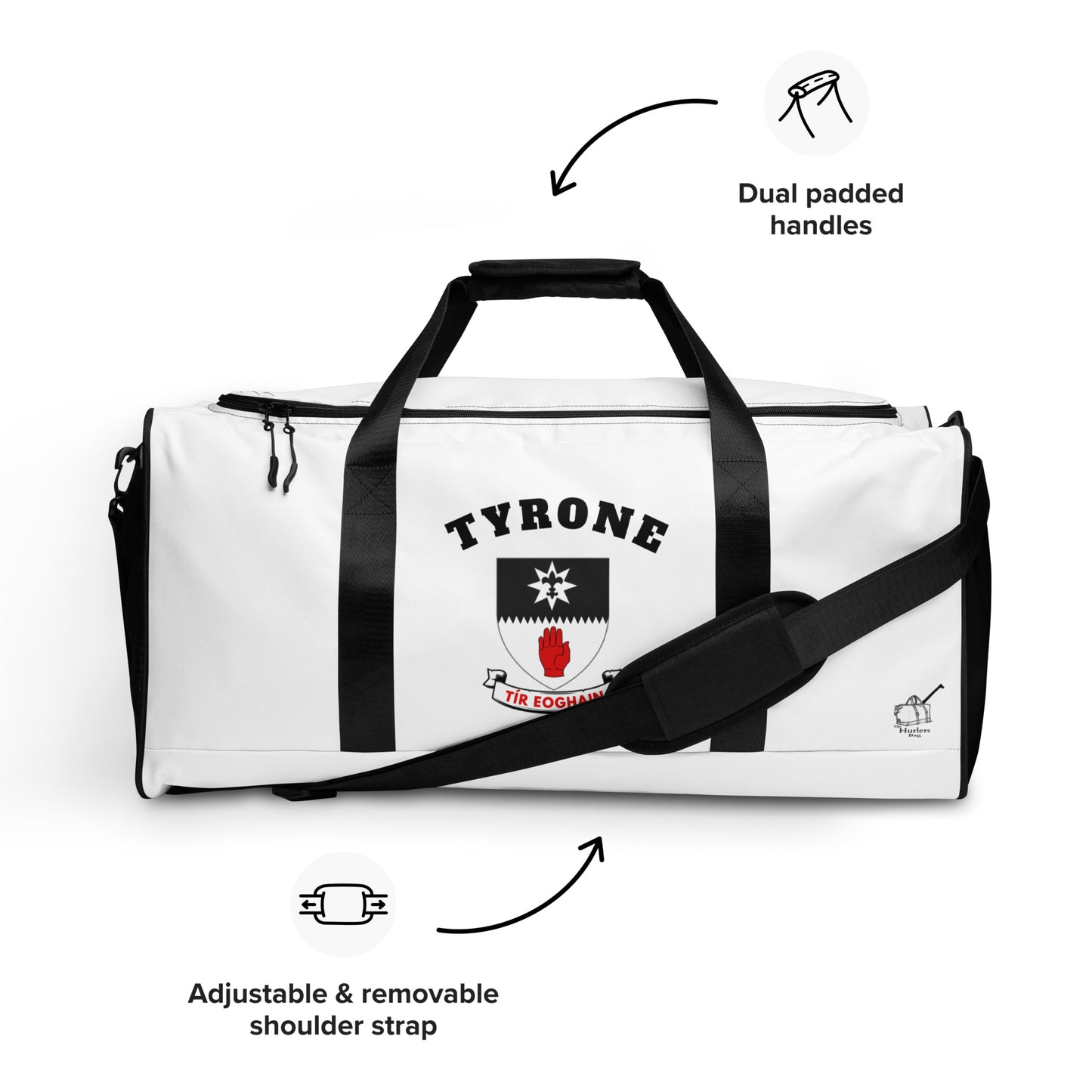 Tyrone Gear Bag – The Red Hands – County-Inspired Colours Holdall-The Hurlers Bag