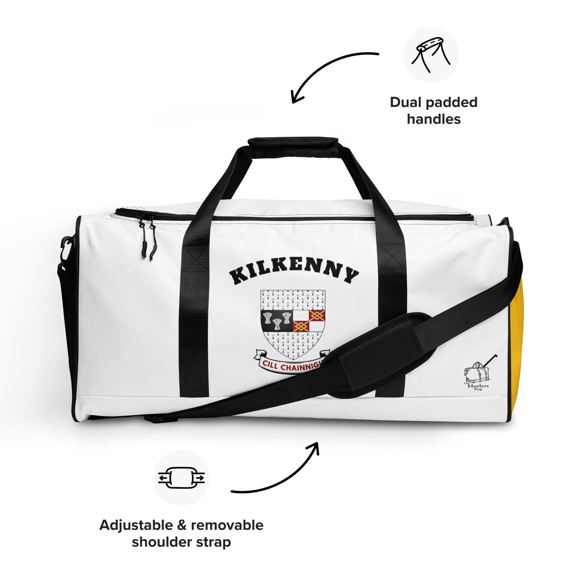 Kilkenny Gear Bag – The Cats – County-Inspired Colours Holdall-The Hurlers Bag