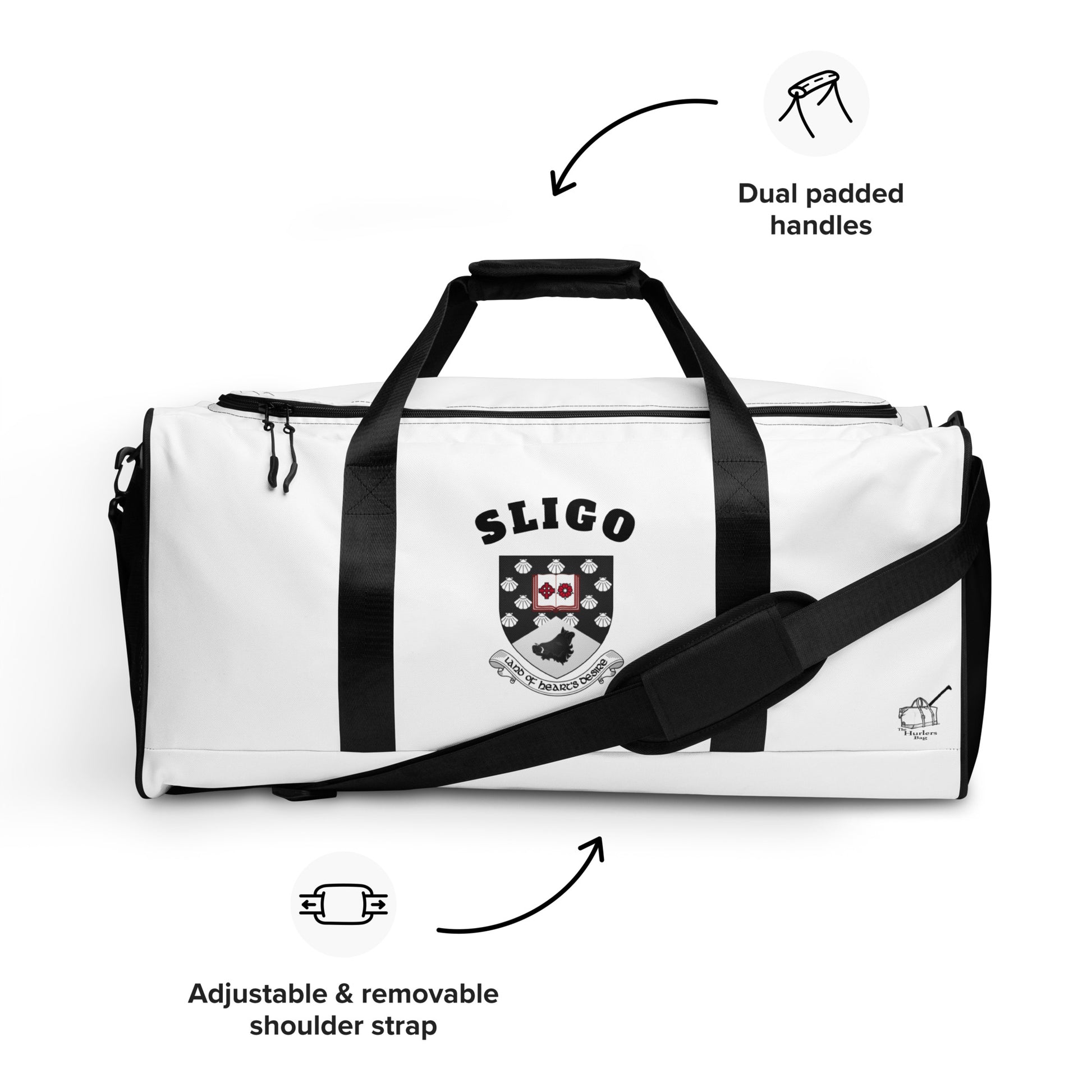 Sligo Gear Bag – The Magpies – County-Inspired Colours Holdall-The Hurlers Bag