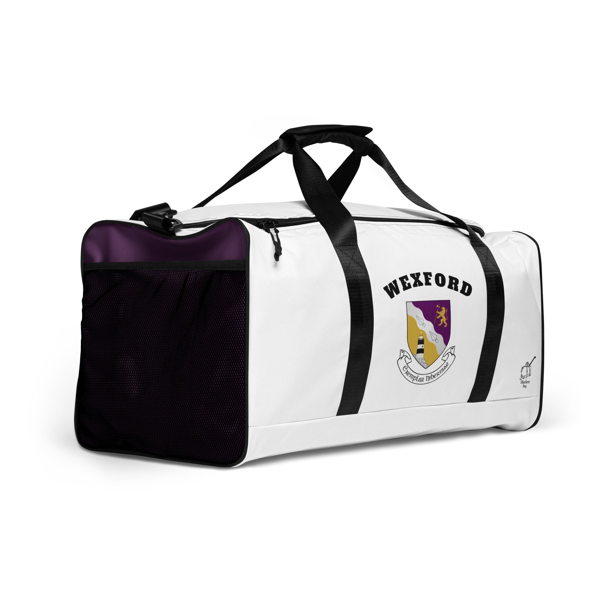 Wexford County-Inspired Gear Bag – The Yellow Bellies – Premium Sports Holdall in Purple & Gold-The Hurlers Bag