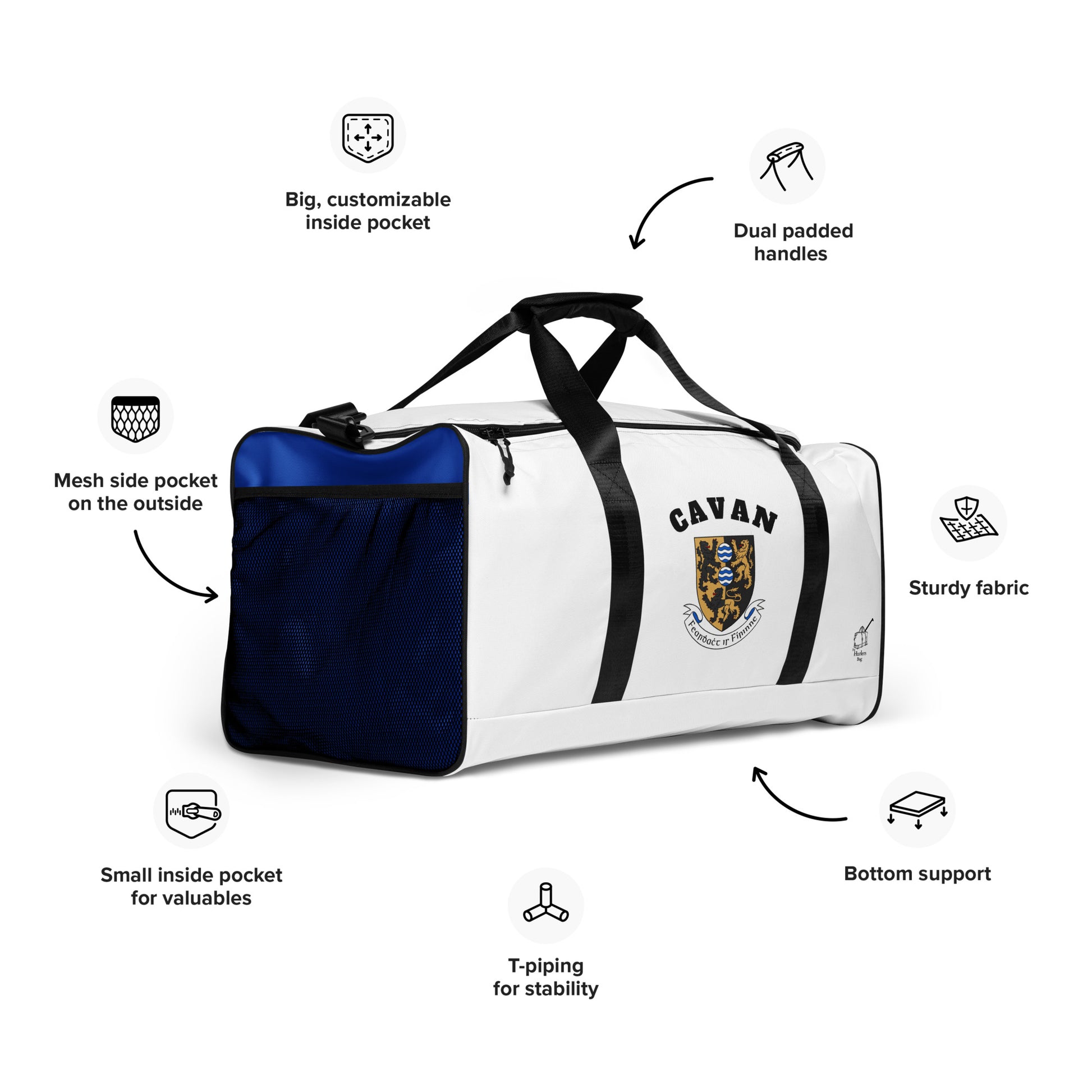 Cavan Gear Bag – The Breffni County – County-Inspired Colours Holdall-The Hurlers Bag