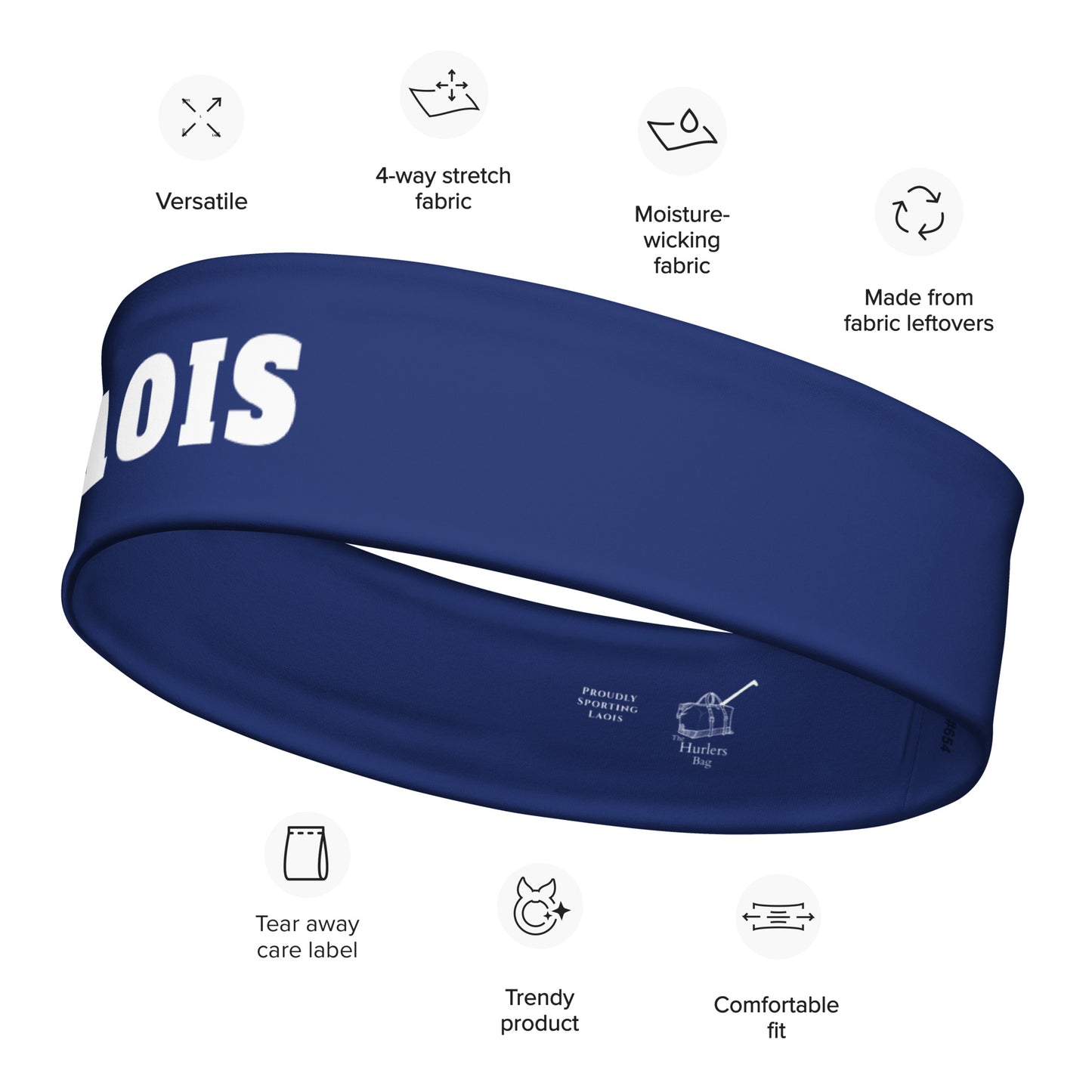 Laois Headband – County Colours-Inspired-The Hurlers Bag