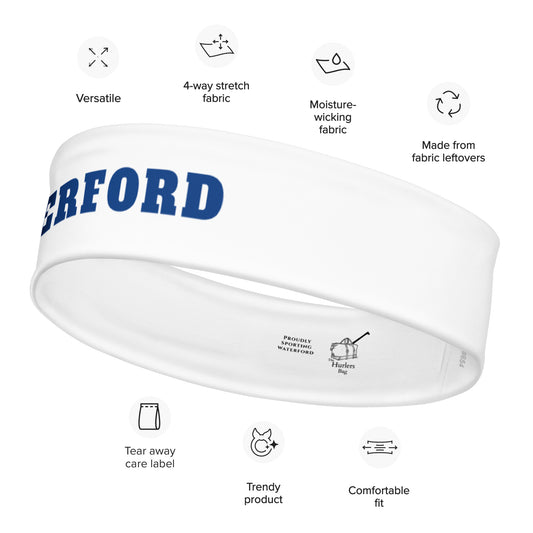 Waterford Headband – County Colours-Inspired-The Hurlers Bag