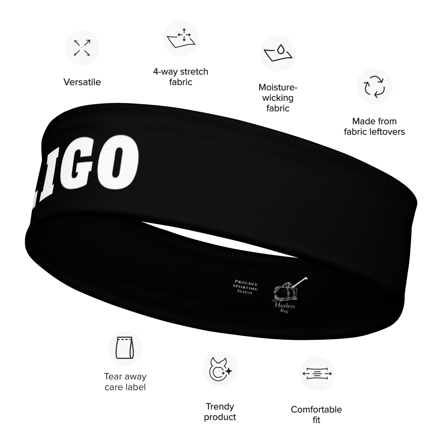 Sligo Headband – County Colours-Inspired-The Hurlers Bag