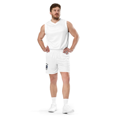County Monaghan-Inspired Mesh Sport Shorts – White | The Hurlers Bag-The Hurlers Bag