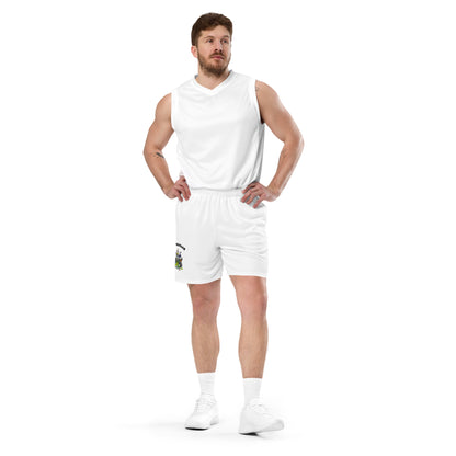 County Fermanagh-Inspired Mesh Sport Shorts – White | The Hurlers Bag-The Hurlers Bag