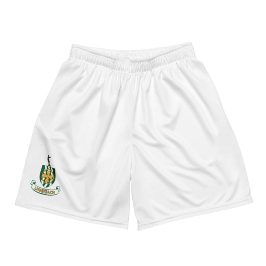 County Limerick-Inspired Mesh Sport Shorts – White | The Hurlers Bag-The Hurlers Bag