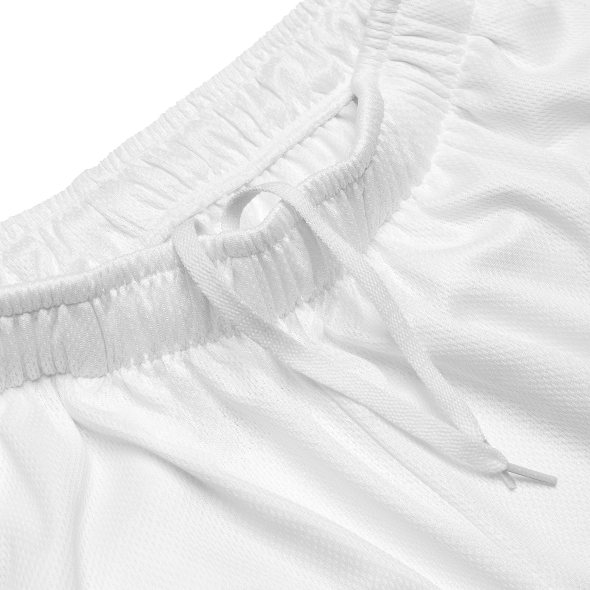 County Monaghan-Inspired Mesh Sport Shorts – White | The Hurlers Bag-The Hurlers Bag