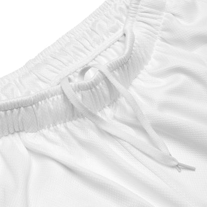 County Monaghan-Inspired Mesh Sport Shorts – White | The Hurlers Bag-The Hurlers Bag