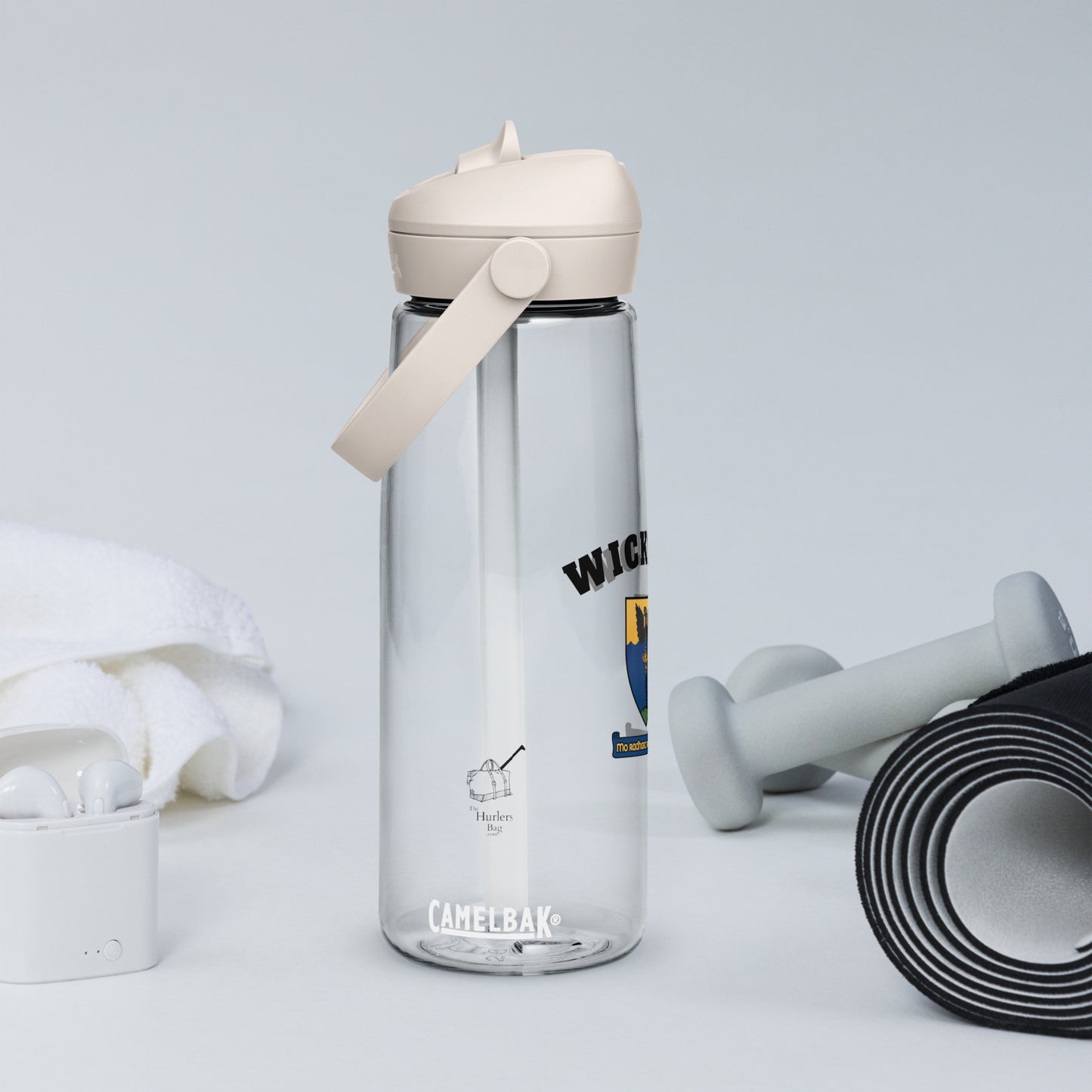 County Wicklow–Inspired Flip Straw Water Bottle | Irish Heritage Collection – 25oz-The Hurlers Bag