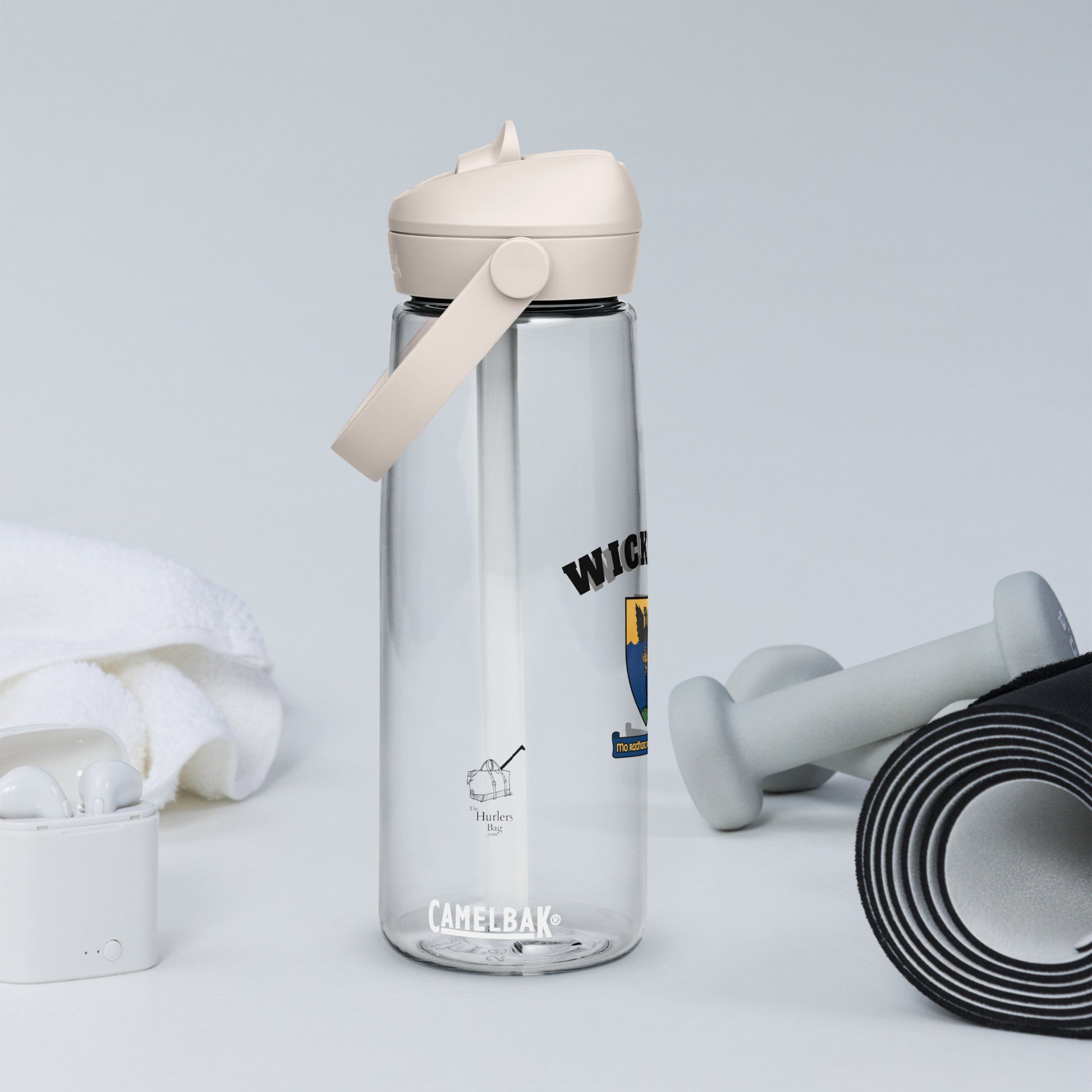 County Wicklow–Inspired Flip Straw Water Bottle | Irish Heritage Collection – 25oz-The Hurlers Bag