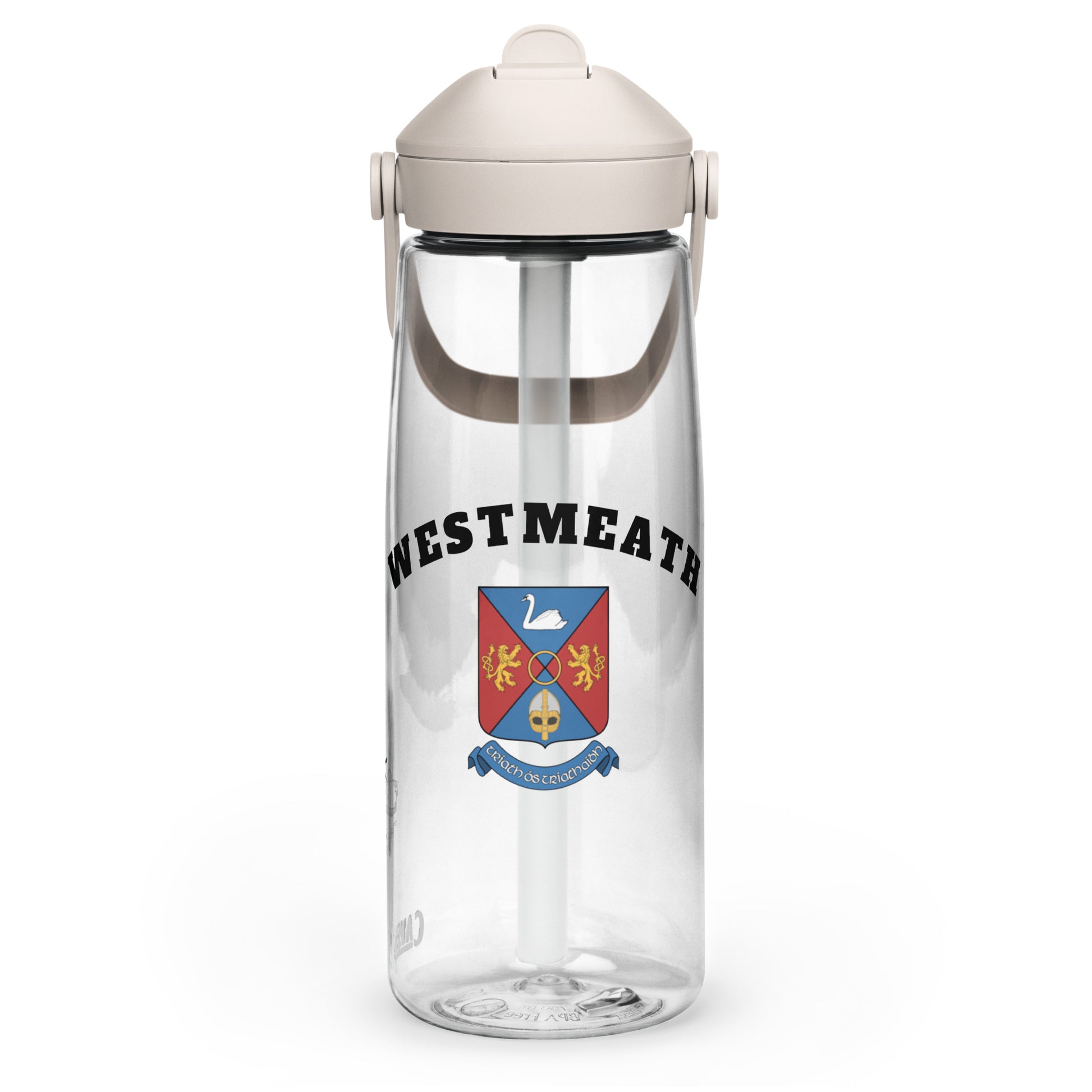 County Westmeath–Inspired Flip Straw Water Bottle | Irish Heritage – 739ml (25oz)-The Hurlers Bag