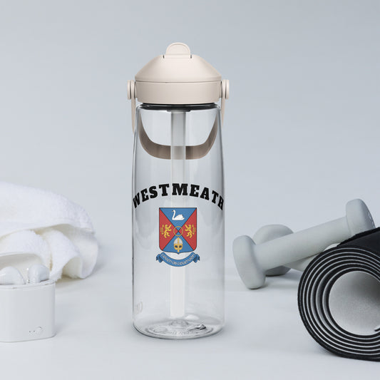 County Westmeath–Inspired Flip Straw Water Bottle | Irish Heritage – 739ml (25oz)-The Hurlers Bag