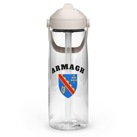 County Armagh–Inspired Flip Straw Water Bottle | Irish Heritage – 739ml (25oz)-The Hurlers Bag