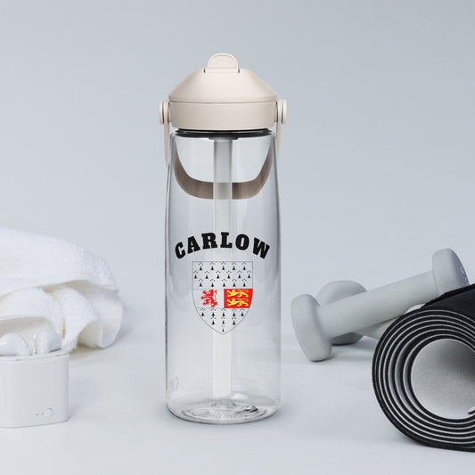 County Carlow–Inspired Flip Straw Water Bottle | Irish Heritage – 739ml (25oz)-The Hurlers Bag
