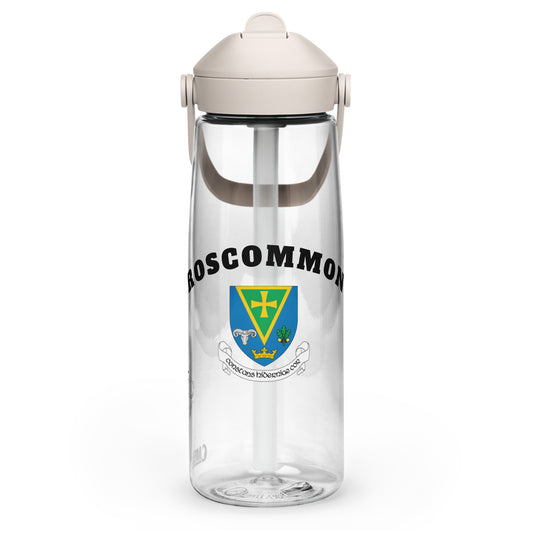 County Roscommon–Inspired Flip Straw Water Bottle | Irish Heritage – 739ml (25oz)-The Hurlers Bag