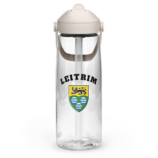 County Leitrim–Inspired Flip Straw Water Bottle | Irish Heritage – 739ml (25oz)-The Hurlers Bag