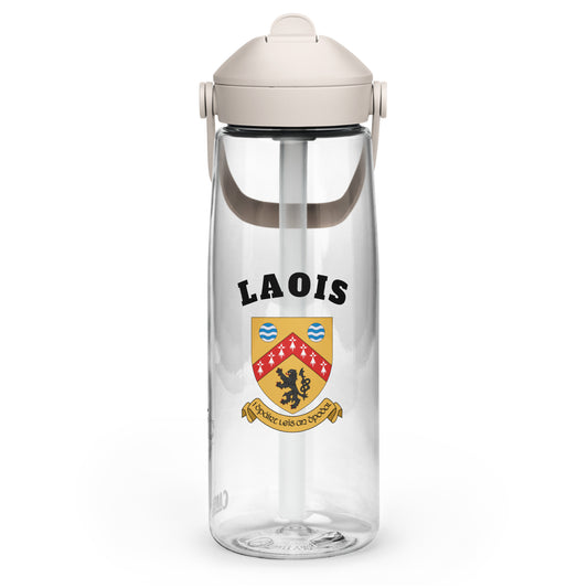 County Laois–Inspired Flip Straw Water Bottle | Irish Heritage – 739ml (25oz)-The Hurlers Bag