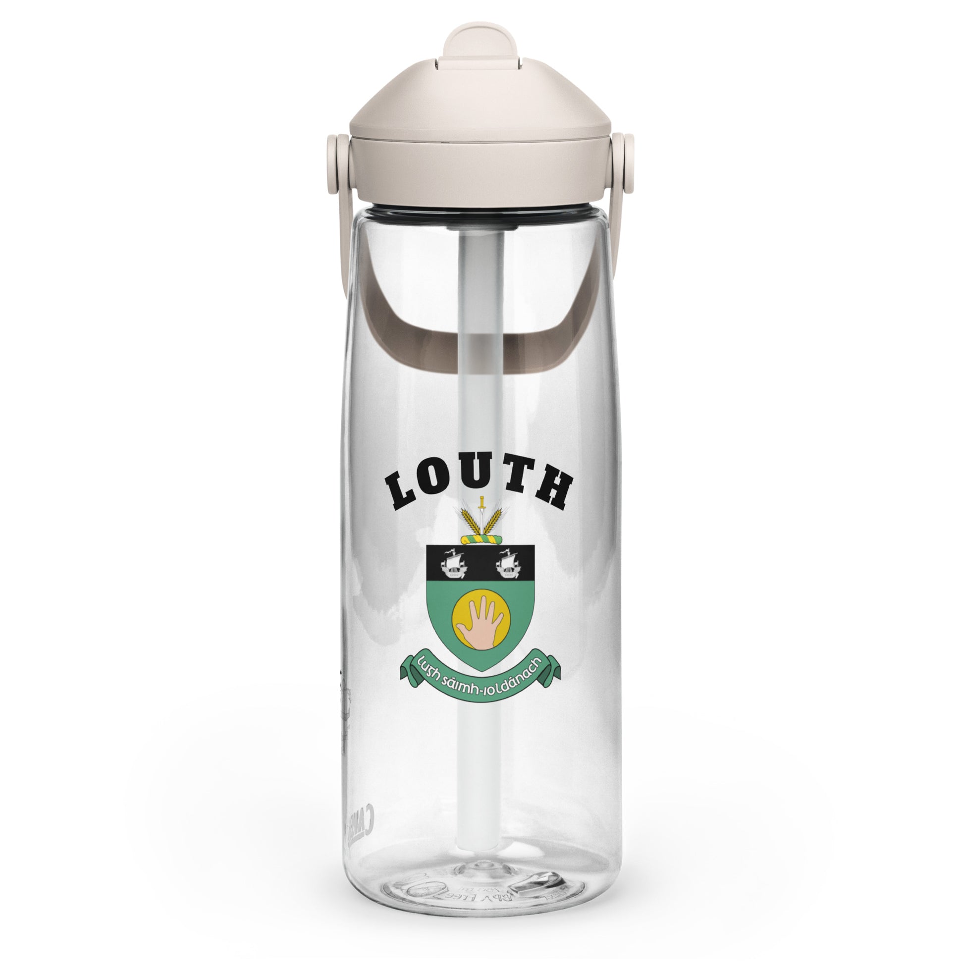 County Louth–Inspired Flip Straw Water Bottle | Irish Heritage – 739ml (25oz)-The Hurlers Bag