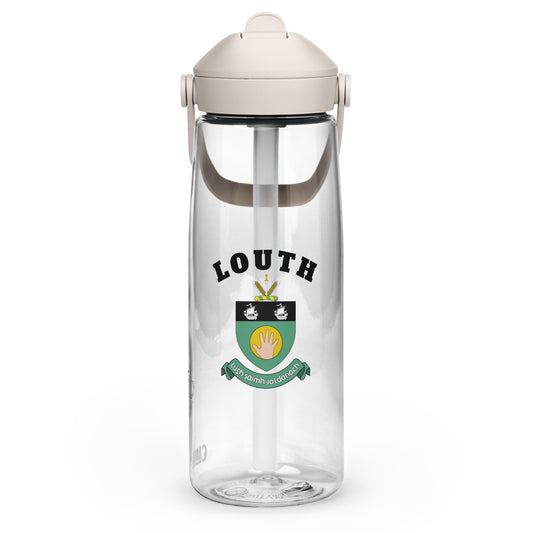 County Louth–Inspired Flip Straw Water Bottle | Irish Heritage – 739ml (25oz)-The Hurlers Bag