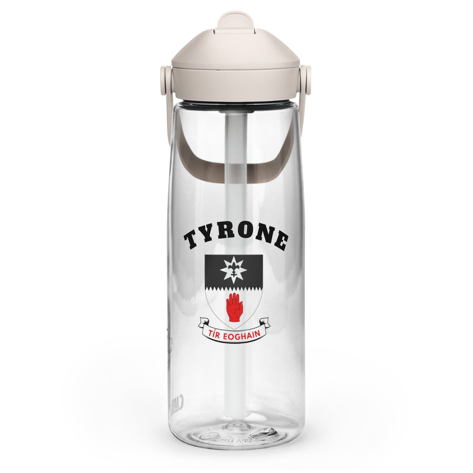County Tyrone–Inspired Flip Straw Water Bottle | Irish Heritage – 739ml (25oz)-The Hurlers Bag