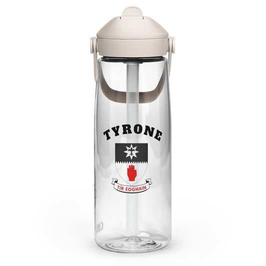 County Tyrone–Inspired Flip Straw Water Bottle | Irish Heritage – 739ml (25oz)-The Hurlers Bag