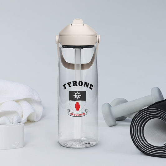 County Tyrone–Inspired Flip Straw Water Bottle | Irish Heritage – 739ml (25oz)-The Hurlers Bag