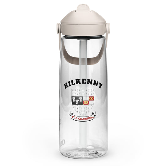 County Kilkenny–Inspired Flip Straw Water Bottle | Irish Heritage – 739ml (25oz)-The Hurlers Bag