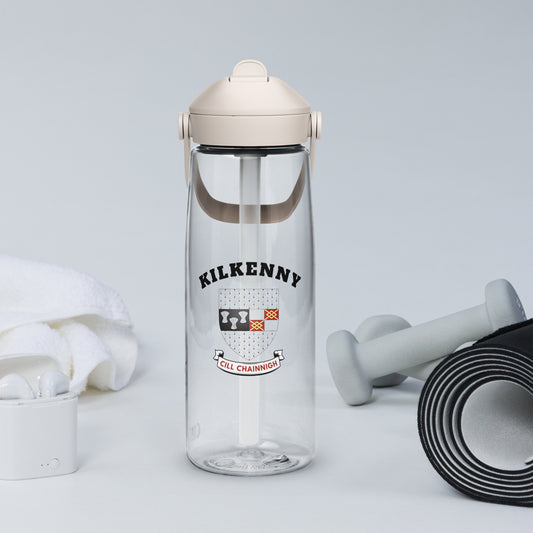 County Kilkenny–Inspired Flip Straw Water Bottle | Irish Heritage – 739ml (25oz)-The Hurlers Bag