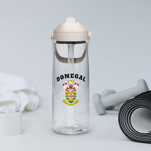 County Donegal–Inspired Flip Straw Water Bottle | Irish Heritage – 739ml (25oz)-The Hurlers Bag