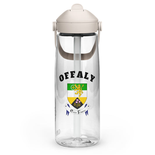 County Offaly–Inspired Flip Straw Water Bottle | Irish Heritage – 739ml (25oz)-The Hurlers Bag