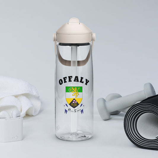 County Offaly–Inspired Flip Straw Water Bottle | Irish Heritage – 739ml (25oz)-The Hurlers Bag